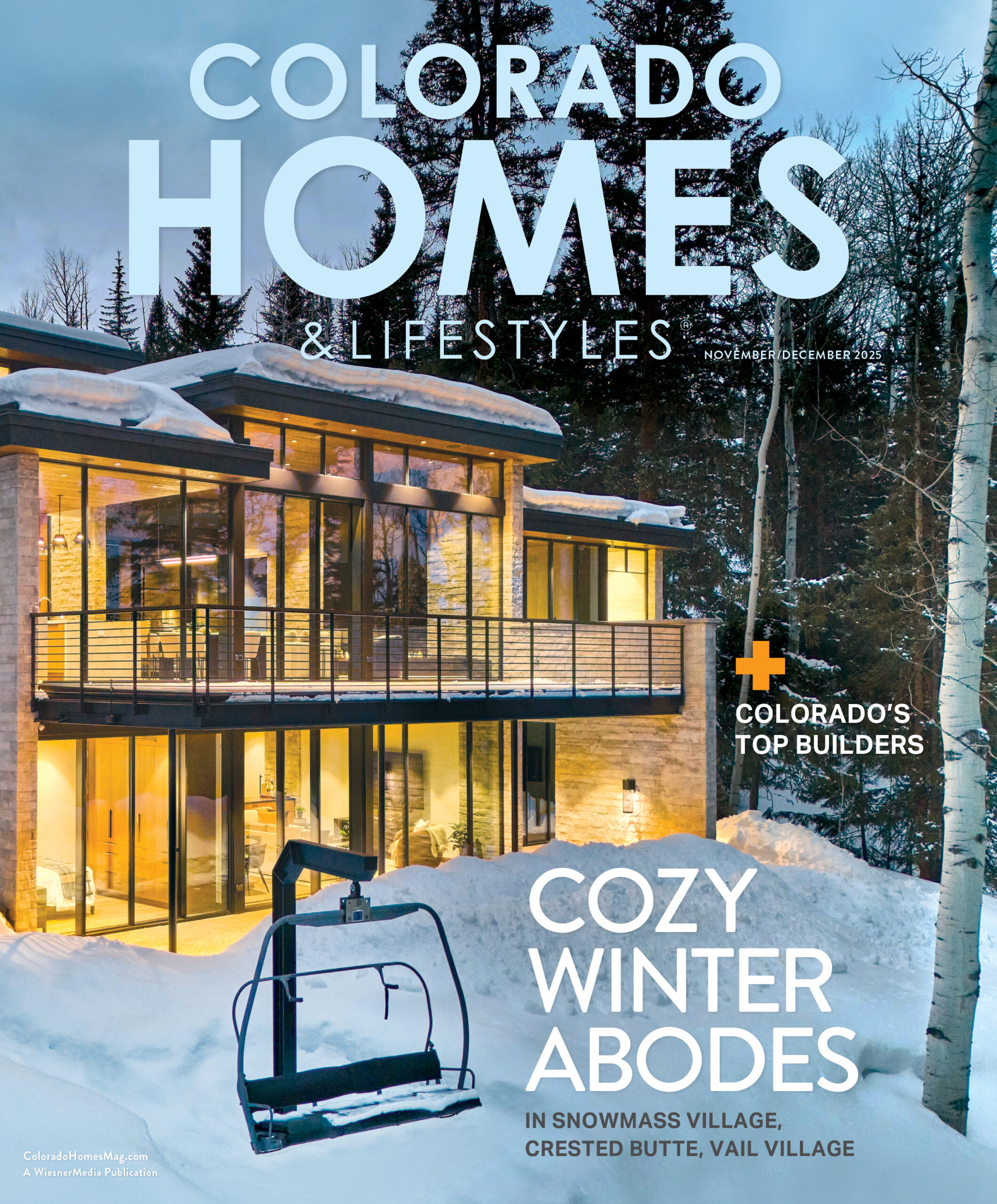 Colorado Homes & Lifestyles November/December 2025 cover